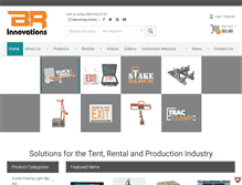 Tablet Screenshot of bandrinnovations.com